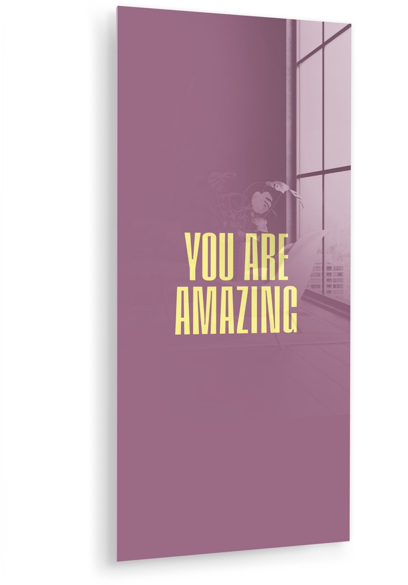 Tekst - Paars - Amazing