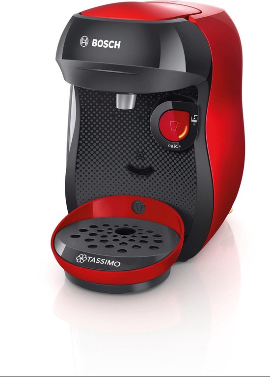 BOSCH - TASSIMO - T10 HAPPY - Rood en antraciet koffiemachine voor meerdere...