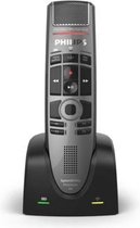 Philips SpeechMike Draadloze dicteermicrofoon SPM4000 - Studiokwaliteit microfoon - Touch sensor - Druktoetsen - Docking station - Lossless spraaktechnologie - Antraciet