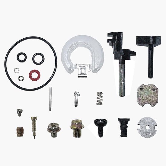 Carburateur reparatiekit geschikt voor Honda GX200 GX160 GX120 motoren van 5.5HP en 6.5HP, ideaal voor generatoren en trimmers, compleet en duurzaam voor eenvoudig onderhoud