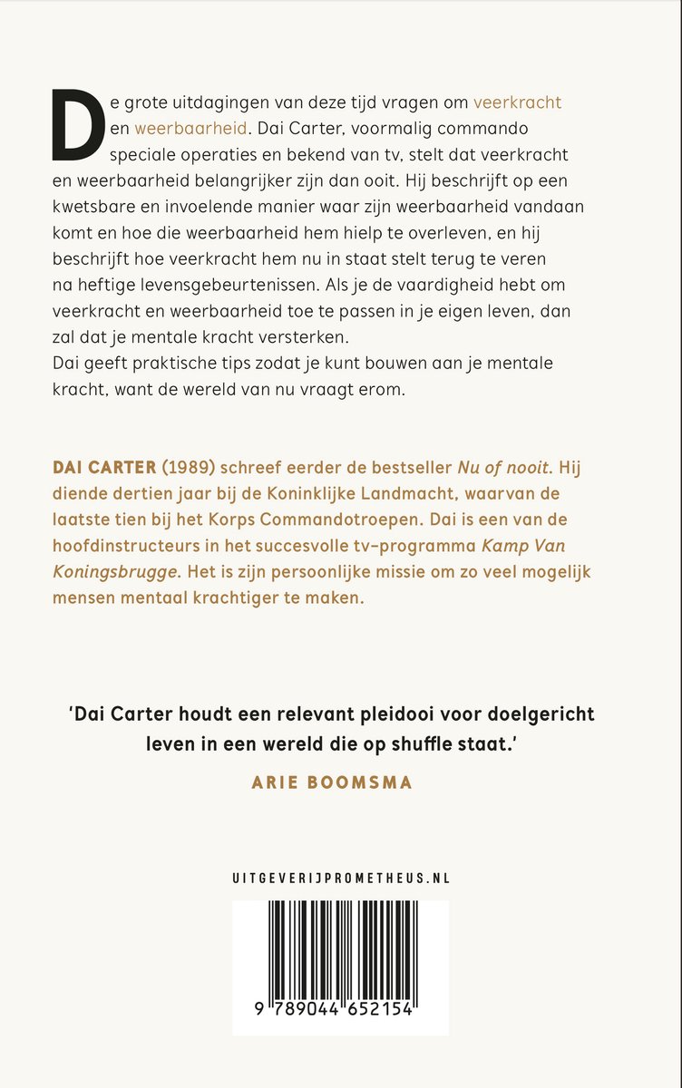 Mentale kracht - back cover