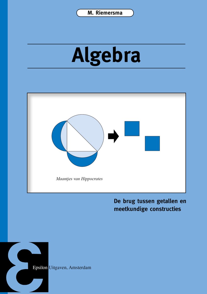 Omslag van Epsilon uitgaven 31 - Algebra