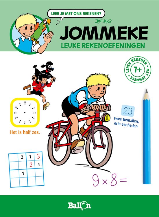 Schrijven en rekenen met Jommeke - Jommeke - Eerste rekenoef ... - cover