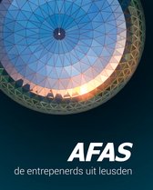 Koepelstructuur met AFAS logo en tekst 'de entrepenerds uit leusden'.