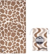 Sneldrogende Microvezel Handdoek – 175cm - Sneldrogende Microvezel Handdoek – 175cm - gerecycled - Licht en compacte reishanddoek - Strandlaken – Namaste - Reismonkey Licht en compacte reishanddoek - Strandlaken – Safari - Reismonkey