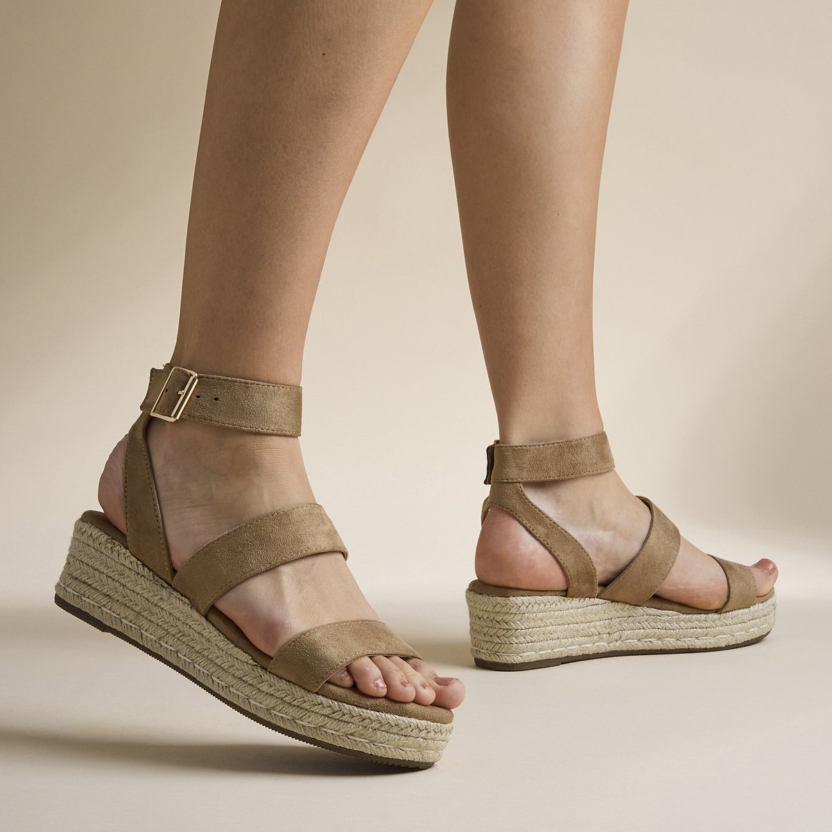 Cellini Espadrilles beige Synthetisch - Maat 39