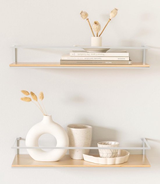 2 stuks wandplanken boho, 18 x 12 x 34,5 cm, houten wandrek, klein zwevend boho-rek voor de muur, decoratie voor slaapkamer, woonkamer, hal, kinderkamer (origineel 1 2 stuks wandplanken boho, 18 x 12 x 34,5 cm, houten wandrek, klein zwevend boho-rek voor de muur, decoratie voor slaapkamer, woonkamer, hal, kinderkamer (origineel 1