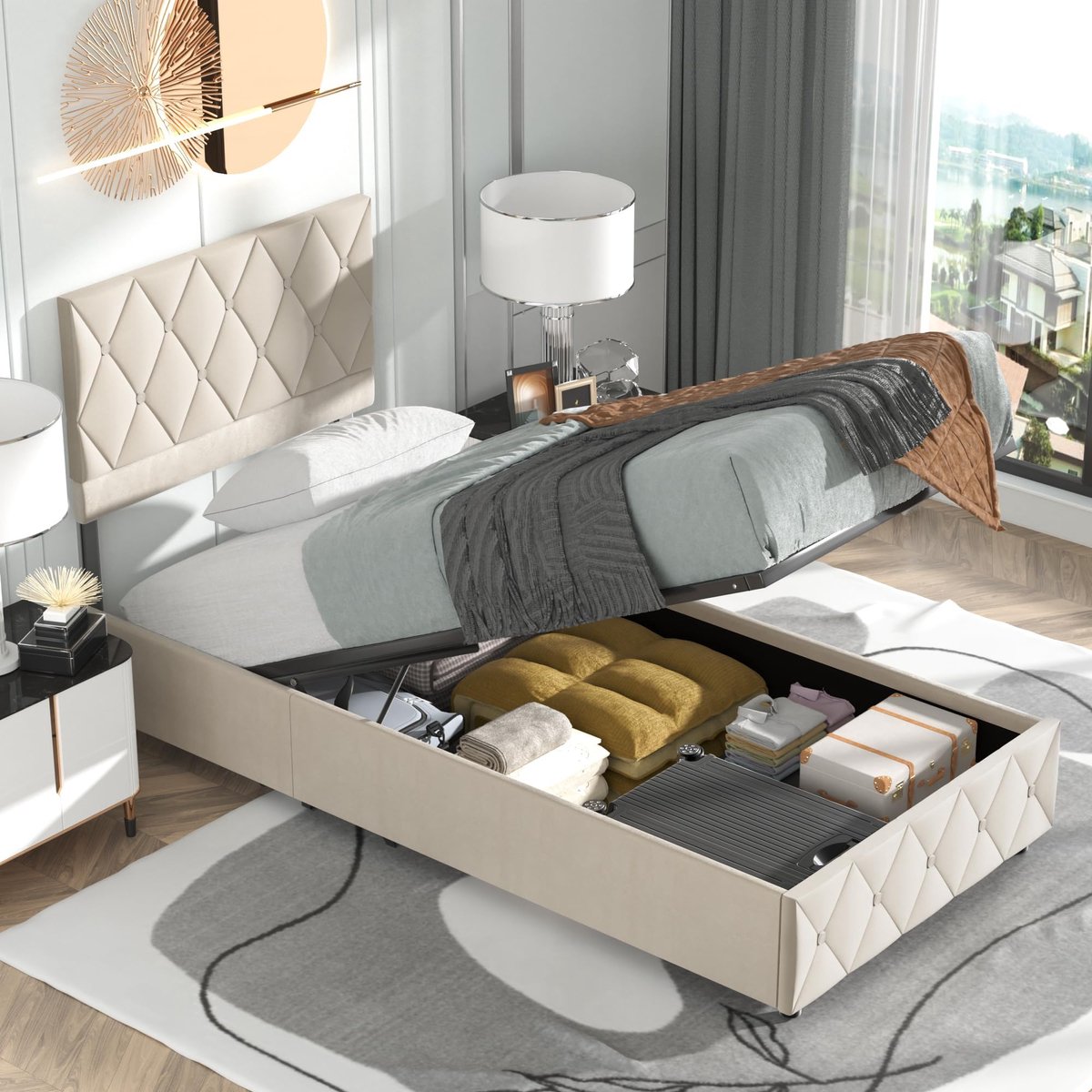HAUSS HAUSS SPOLE Gestoffeerd Bed - afbeelding 4