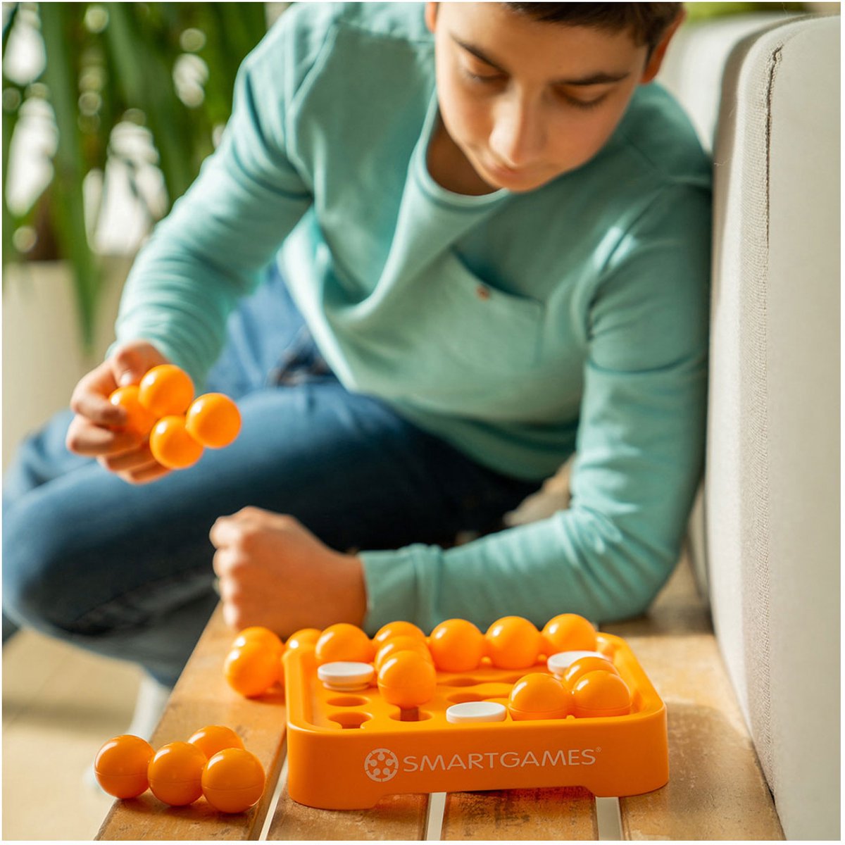 SmartGames IQ Mini XXL - Groot Logisch Denkspel - Eindeloze Uitdagingen met Verschuifbare Blockers - Educatief Solospel - Vanaf 6 Jaar — afbeelding 11