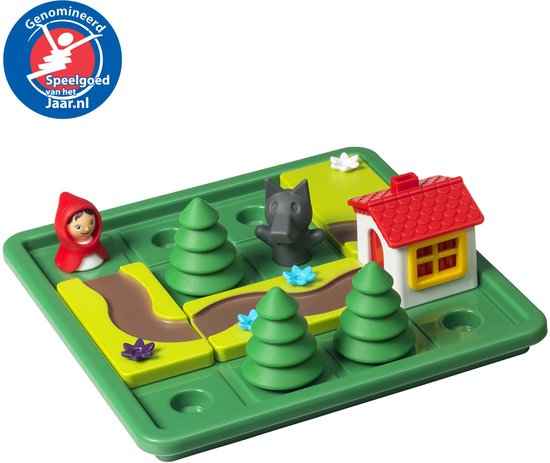 SmartGames Roodkapje - Logisch Denkspel voor Kleuters & Jonge Kinderen - 48 Opdrachten met Prentenboek - Educatief Solospel - Vanaf 4 Jaar