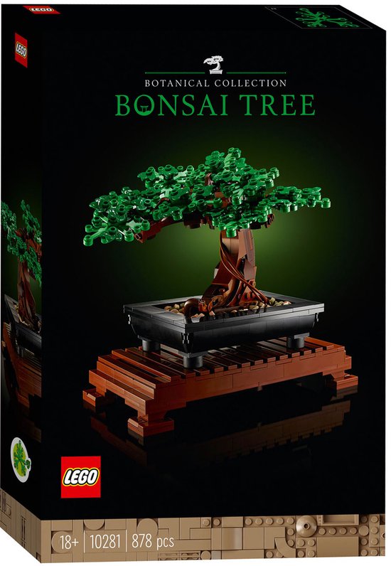 LEGO Bonsaiboompje set, 878 onderdelen, Botanical Collection.