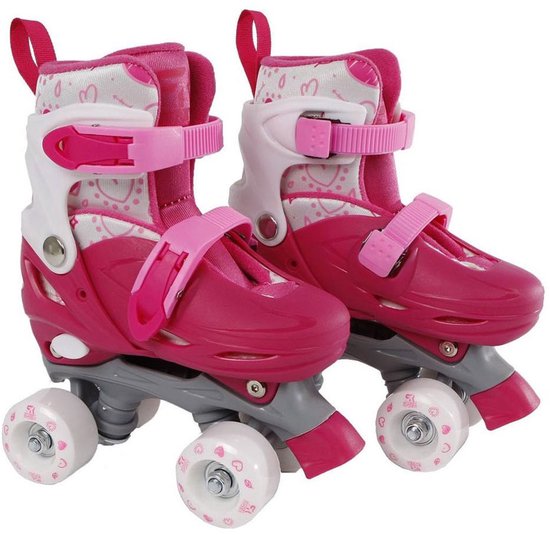 Street Rider Rolschaatsen Verstelbaar Meisjes Roze Maat 27/30