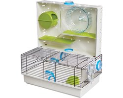 Hamsterkooi - Geweldig Hamster Huis - Wit - 18,11 x 11,61 x 21,26 Inch