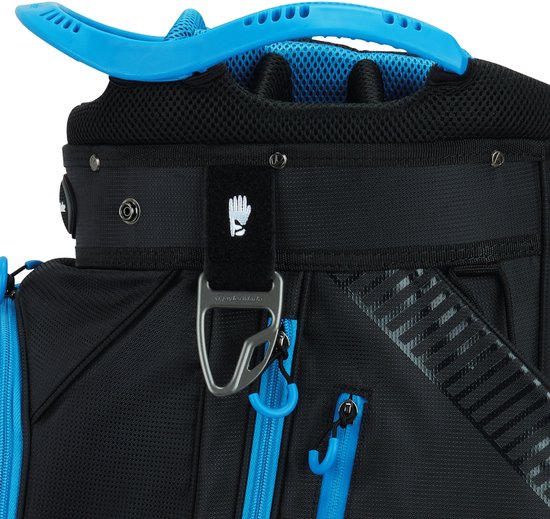 TaylorMade Pro Cartbag - Zwart Blauw — afbeelding 5