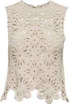 Only Top Onl30 Leilani S/l Emb Top Wvn 15367087 Creme Dames Maat - XS