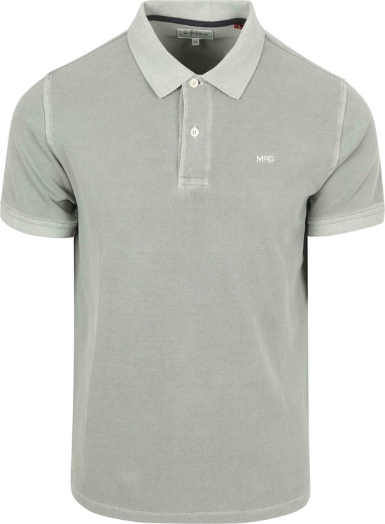 McGregor Piqué Polo Grijs Groen - Maat XL - Heren