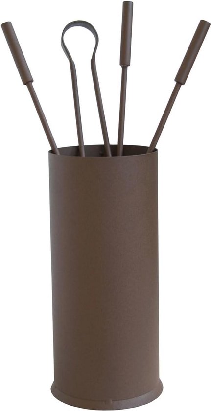 Imex El Zorro 10004 Open Haard Accessoireset, Vierkant Design, 50 X 20 Cm Zwart 753474995
