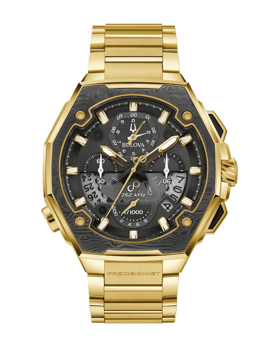 Bulova Series X SE 98B429 Horloge - Staal - Goudkleurig - Ø 45 mm