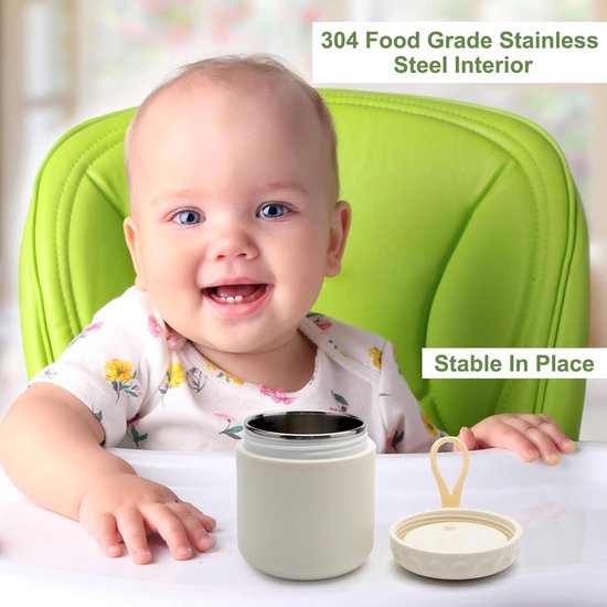 BELICOO Voedselfles, 750 ml (26 oz) roestvrij staal vacuüm geïsoleerde voedselcontainer, voedselflessen voor warm/koud voedsel, lekvrije soepcontainers met zak en lepel (zwart