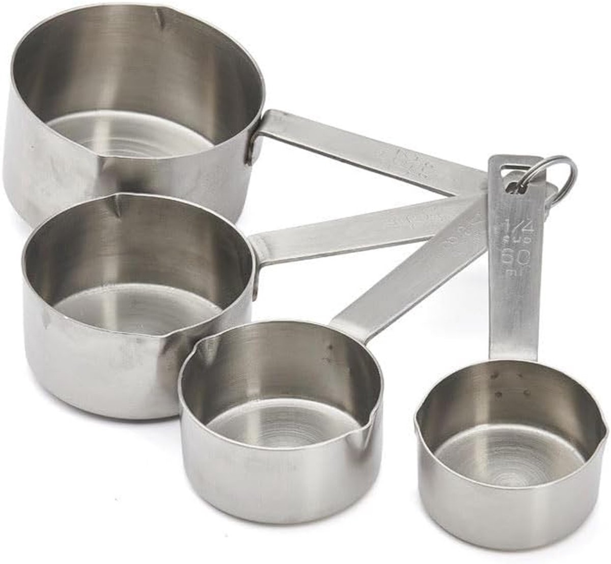 Ibenzoa® Precisie Meetlepels Set - Vierdelig Roestvrij Staal voor Professionele Keukenbereiding
