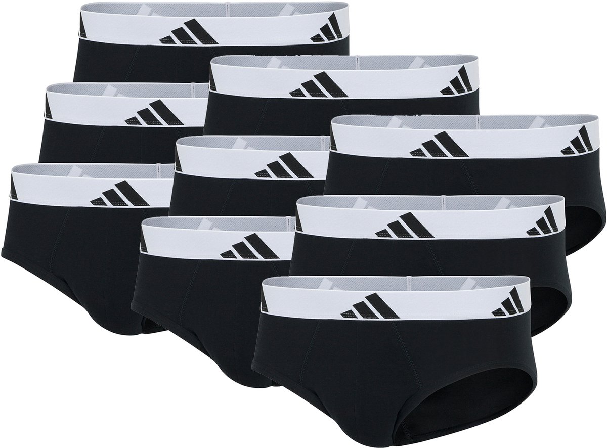 Adidas Basic Brief Heren Herenondergoed Slip Ondergoed, set van 9