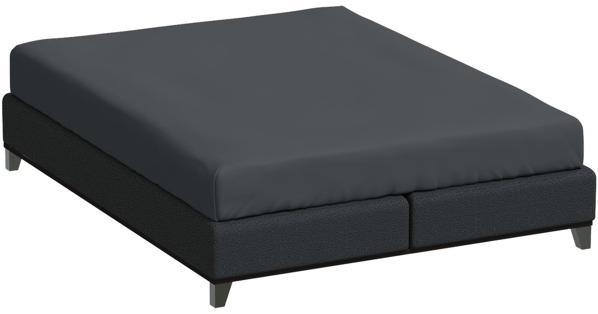 Formesse Bella Donna hoeslaken Jersey grafiet 120/130 x 200/220