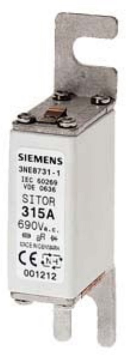 Siemens AG sitor fuselink with bolt-on links NH000 200A aR 10stuks (3NE87251)