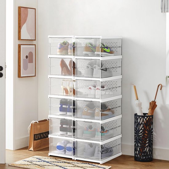 Tot 50% op Set van 6 stapelbare schoenendozen | Producten Tot 50% op Set van 6 stapelbare schoenendozen | Producten