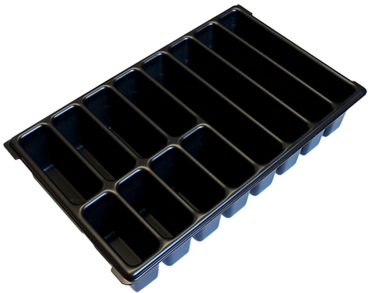 BS Systems inzetstuk voor kleine onderdelen 12 bakjes XLB ( 6100000152 )