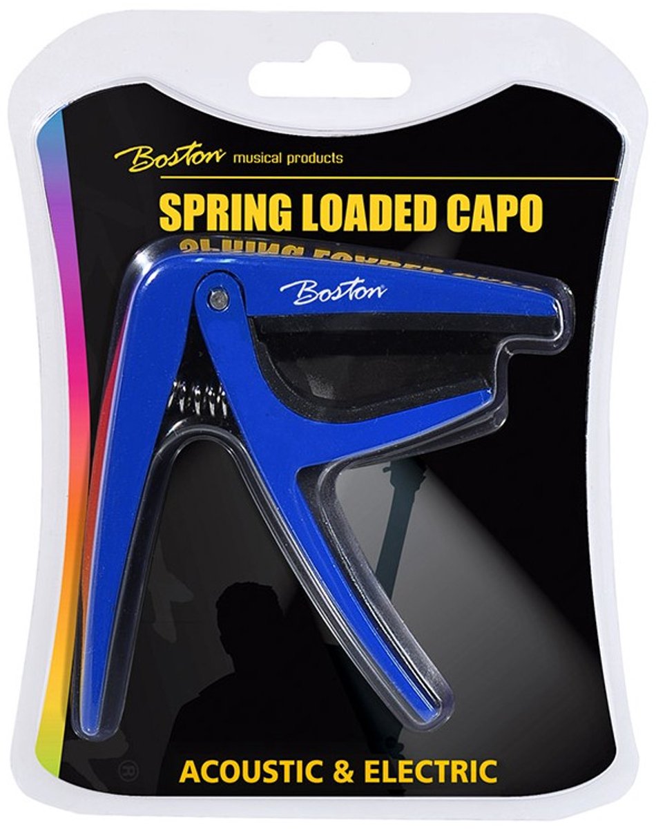 Boston Gitaar Capo Akoestisch/Elektrisch BC-85-BU