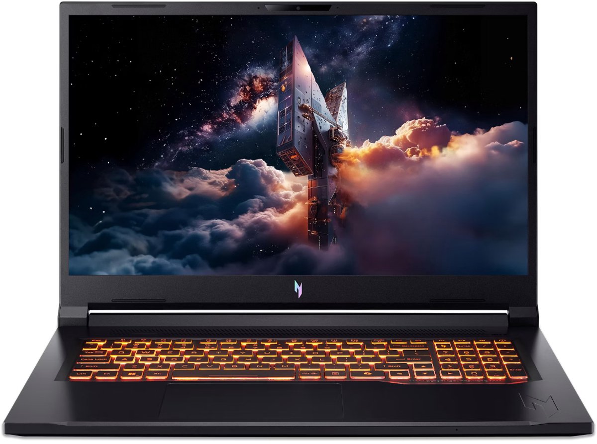 Acer Nitro V 17 AI ANV17-61-R943 Copilot+ PC AMD Ryzen AI 7 350 Laptop 43,9 cm (17.3") Quad HD 32 GB DDR5-SDRAM 1 TB SSD NVIDIA GeForce RTX 5070 Wi-Fi 6E (802.11ax) Windows 11 Home Zwart