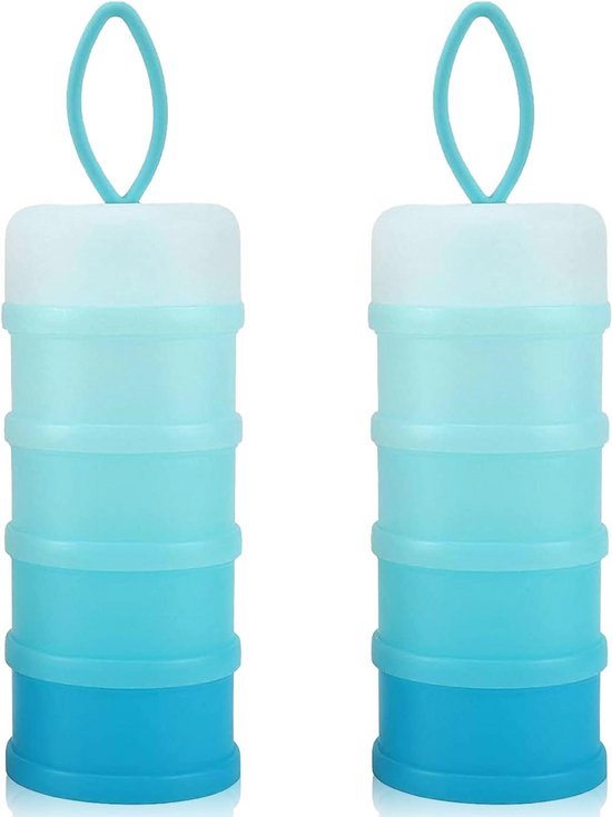 Béaba Stapelbare doseerdozen voor melkpoeder - Pastel Blue