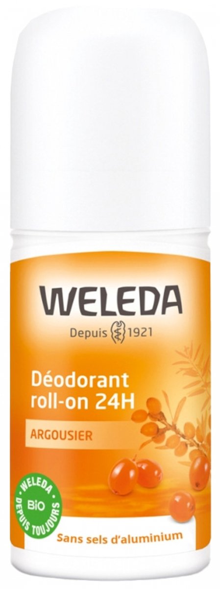 Goedkoopste Weleda Duindoorn 24h Roll-On Deodorant - Grapefruit, Mandarijn & Sandelhout - 50ml