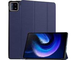 Cazy tablet Hoes geschikt voor Xiaomi Pad 6 - TriFold Bookcase - Blauw
