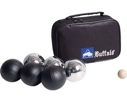 Jeu de boules set gepoedercoat metaal (6st.)