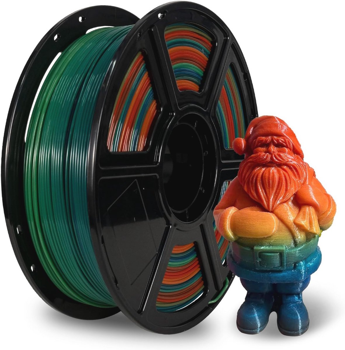 Meerkleurig PLA Filament 1,75 mm voor 3D-printer - 1 kg