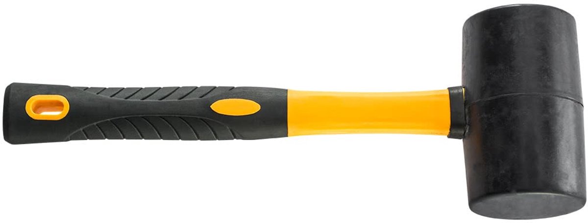 Ibenzoa® Universele Professionele Rubberen Hamer met Antislip Handvat voor Comfortabel en Veilig Werken