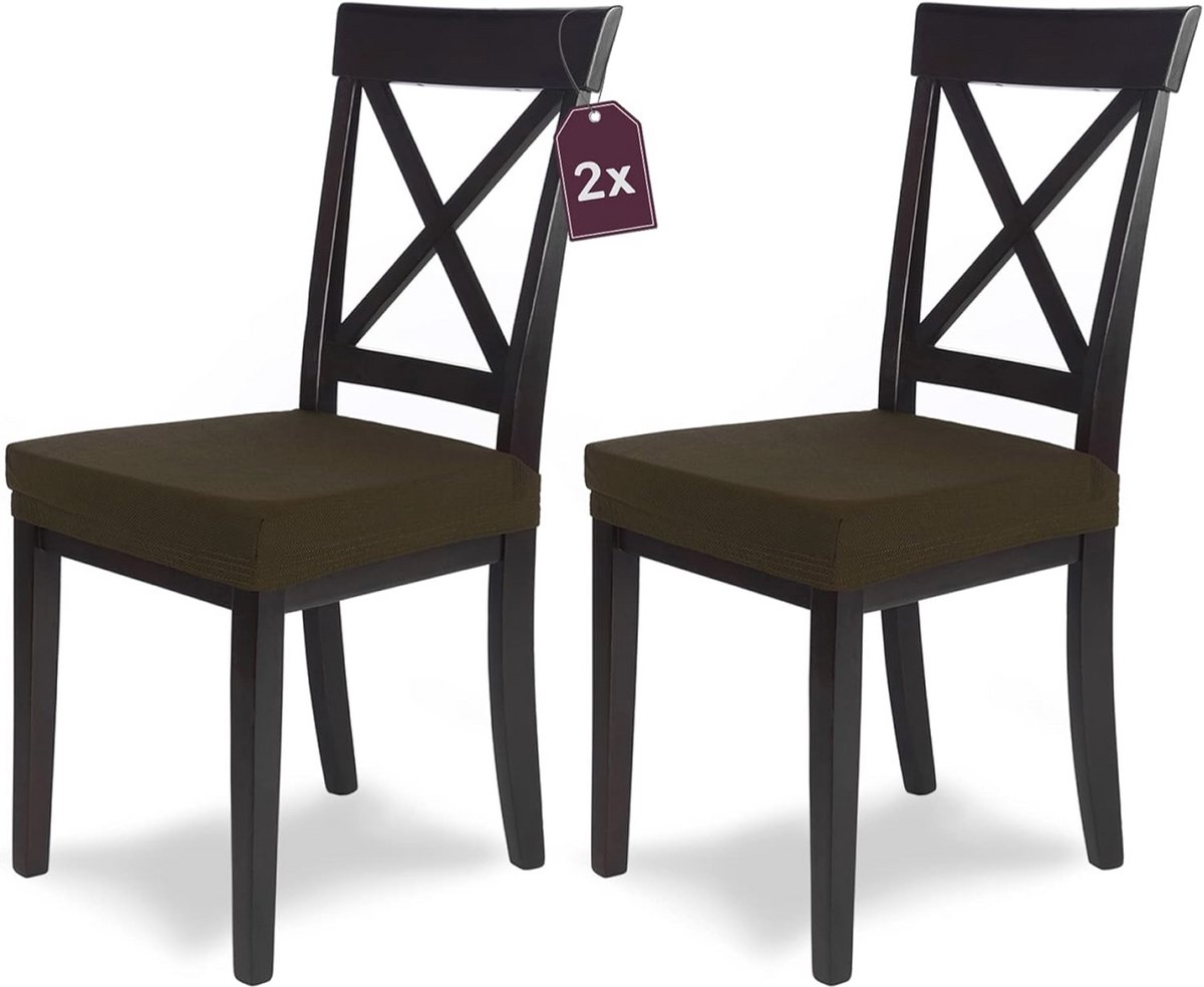 Elastische Stoelhoezen voor Eetkamerstoelen - Stretch Stoelbekleding voor een Elegante Uit