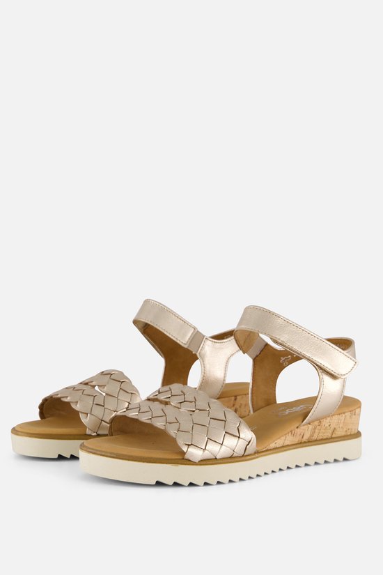 Gabor Sandalen beige Leer - Dames - Maat 40