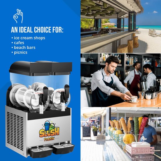 Royal Catering Slush puppy machine - 2 x 15 liter van Royal Catering — afbeelding 4