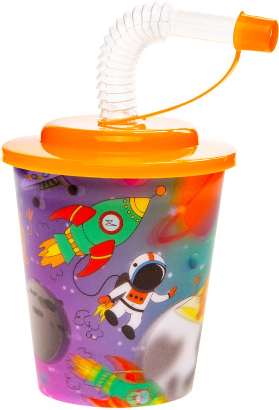 3d beker girls met rietje en deksel • Creatief en Kado | Kado & Traktatie Shop