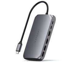 Satechi USB-C Multimedia Adapter M1 – geschikt voor MacBook M1 & M2 – Grijs