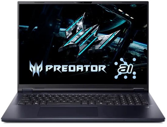 Acer Predator Helios Neo 18 AI PHN18-72-96LB Intel Core Ultra 9 275HX Laptop 45,7 cm (18") WQXGA 32 GB DDR5-SDRAM 2 TB SSD NVIDIA GeForce RTX 5070 Ti Wi-Fi 6E (802.11ax) Windows 11 Home Zwart - Acer - Hoofdafbeelding