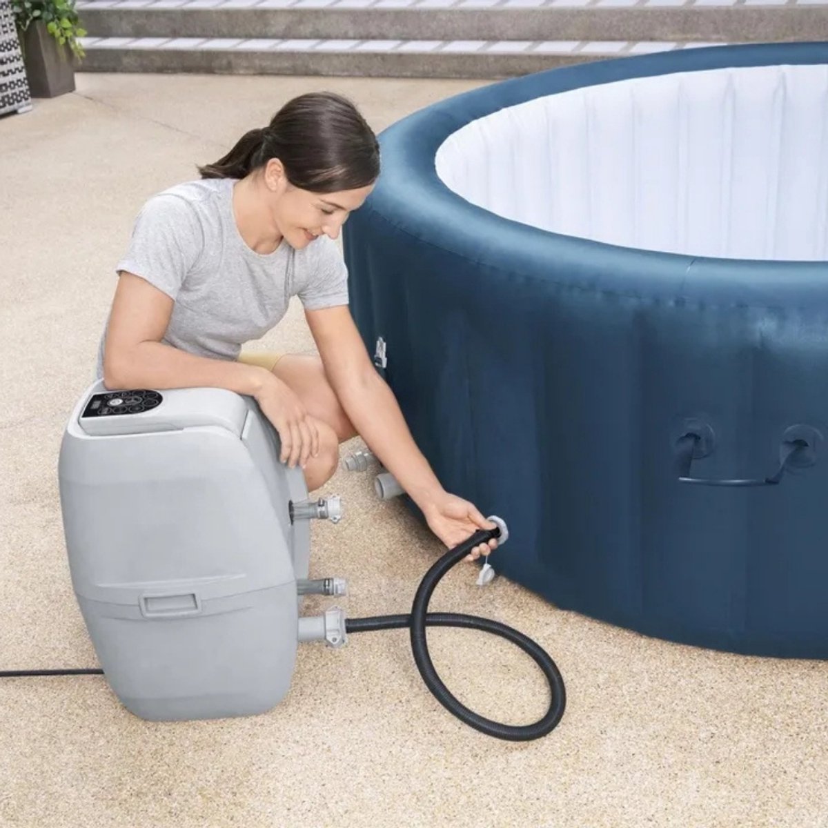 Bestway - Opblaasbare Spa - Lazy-Z Spa AirJet Plus - Milan - afbeelding 2