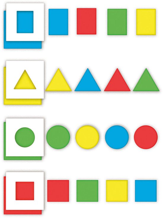 Clementoni - Vormen en kleuren - Gekleurde kaarten - Puzzelstukken - Educatief Speelgoed - 2-5 jaar van Clementoni — afbeelding 4