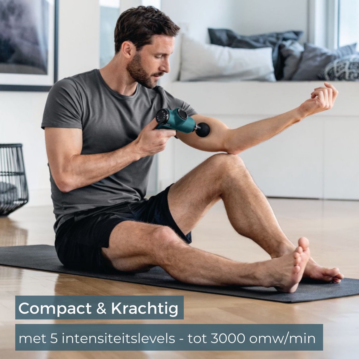 Afbeelding 2 van Beurer MG 99 Massage Gun - Massageapparaat - Triggerpoints - 5 Intensiteitsniveaus - 4 Opzetstukken - 5 Uur draadloos gebruik - Krachtig vermogen - 3 Jaar garantie