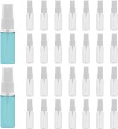 Bol.com Belle Vous Mini 20ml Verstuiver Spray Flesjes (30 pak) - Fijne Mist Spray Flesjes met Doppen - Navulbaar Anti Lek Plasti... aanbieding