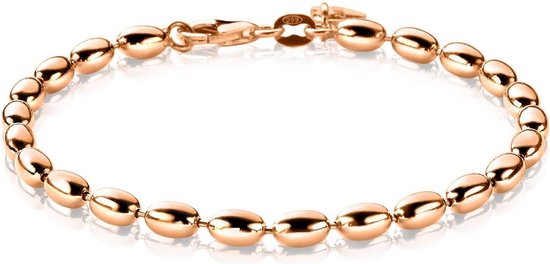 ZINZI zilveren fantasie armband rose verguld 19cm ZIA1126R | bol.com