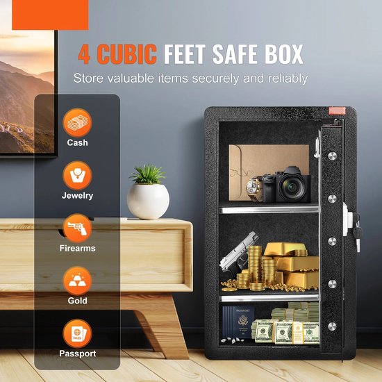 Sleutelkastje Sentry Safe KB-50 voor 50 sleutels met sleutelslot 293 x 206 x 57
