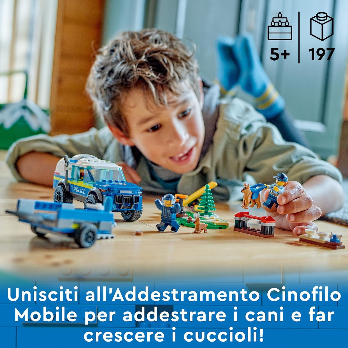 LEGO City Mobiele training voor politiehonden Set - 60369 — afbeelding 7